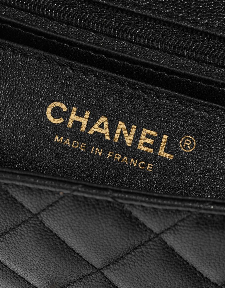 Chanel Timeless MiniRectangular Black Logo  | Sell your designer bag on Saclab.com