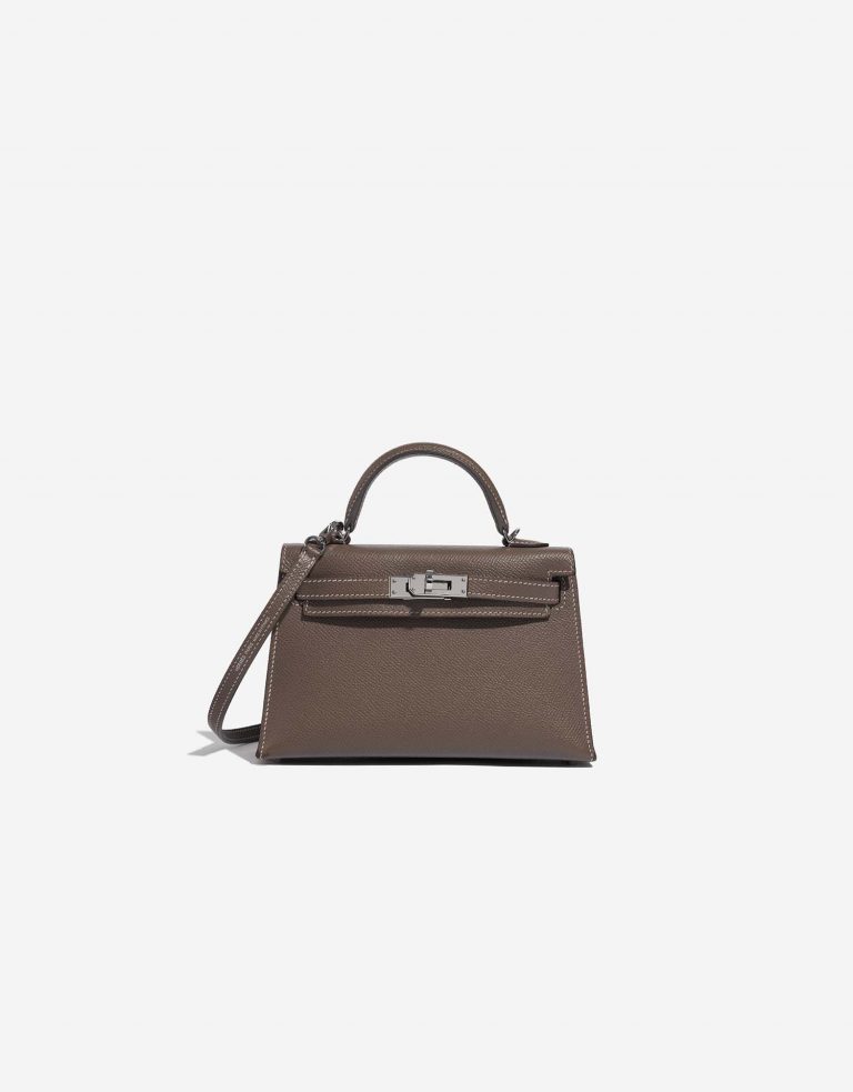 Hermès Kelly Mini Etoupe Front  | Sell your designer bag on Saclab.com