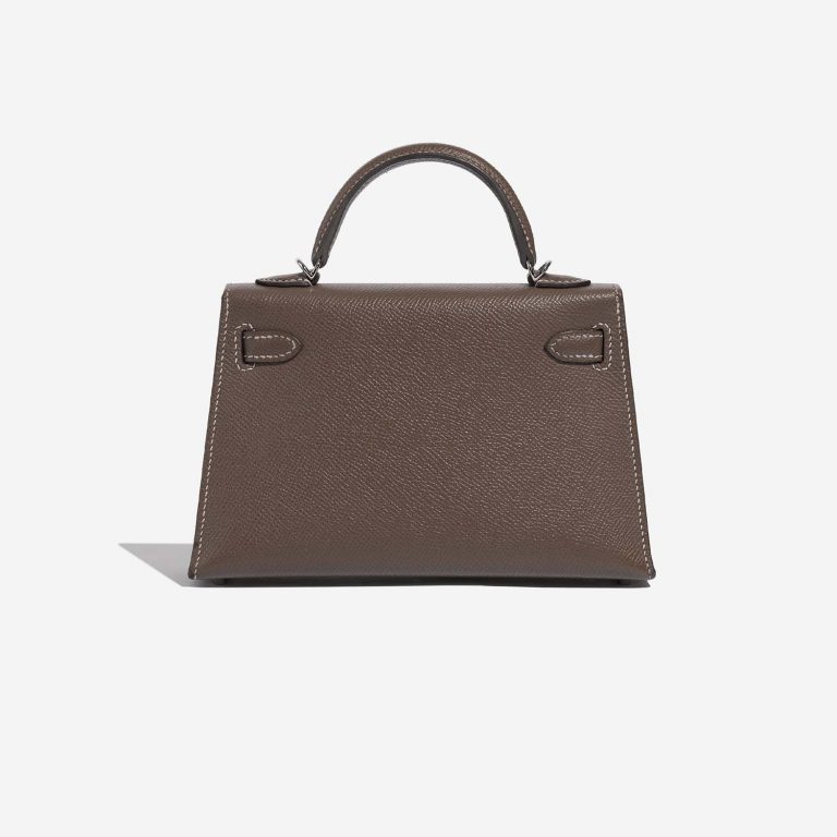 Hermès Kelly Mini Etoupe Back  | Sell your designer bag on Saclab.com