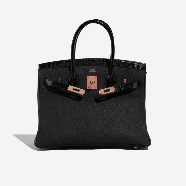 Hermès Birkin 30 Black Front Open | Sell your designer bag on Saclab.com