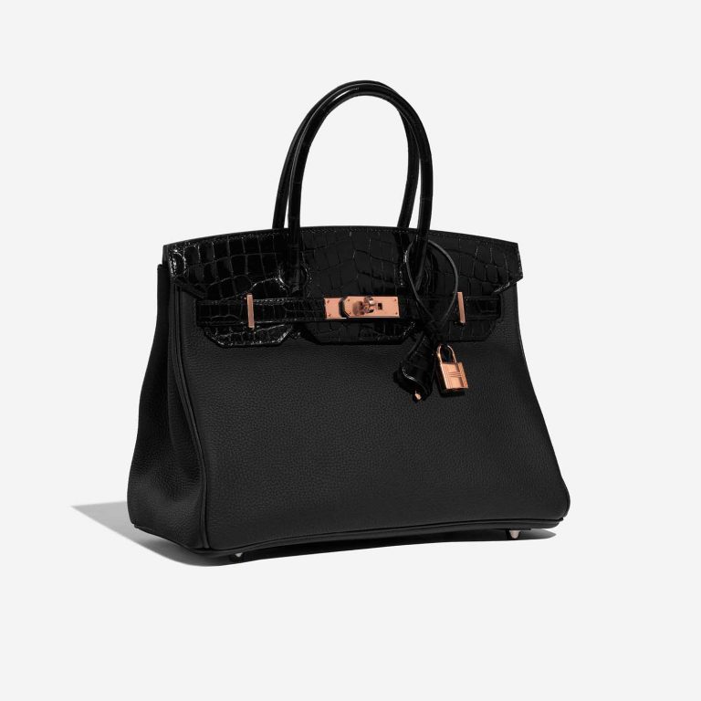 Hermès Birkin 30 Black Side Front  | Sell your designer bag on Saclab.com