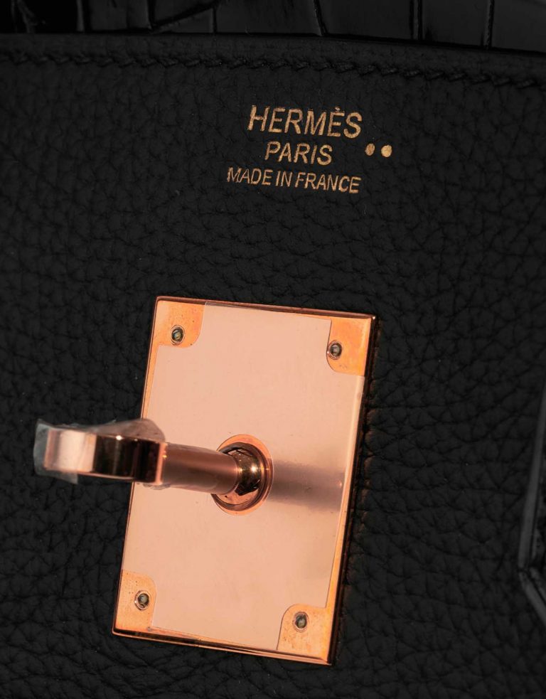 Hermès Birkin 30 Black Logo  | Sell your designer bag on Saclab.com