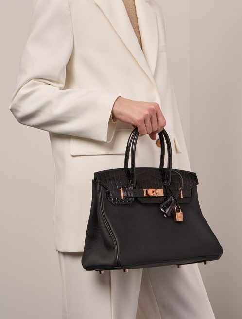 Hermès Birkin 30 Black Sizes Worn | Sell your designer bag on Saclab.com
