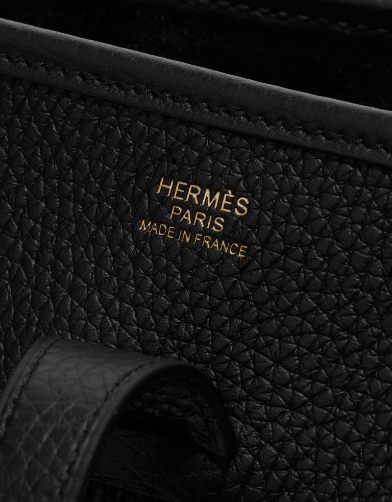 Hermès Evelyne 29 Black Logo  | Sell your designer bag on Saclab.com