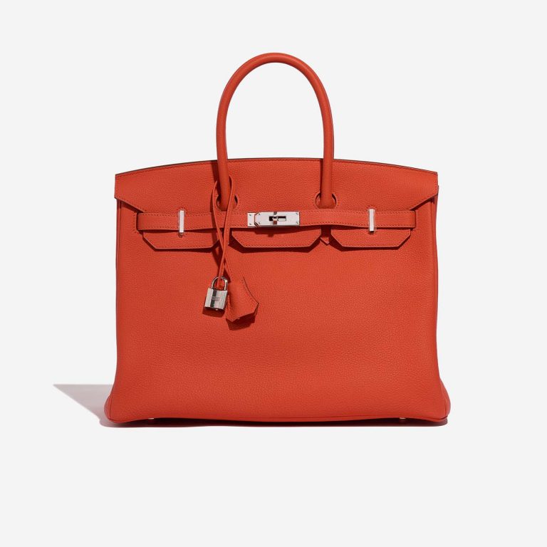 Hermès Birkin 35 Capucine Front  | Sell your designer bag on Saclab.com