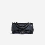 Chanel Timeless Medium DarkBlue Front  | Sell your designer bag on Saclab.com