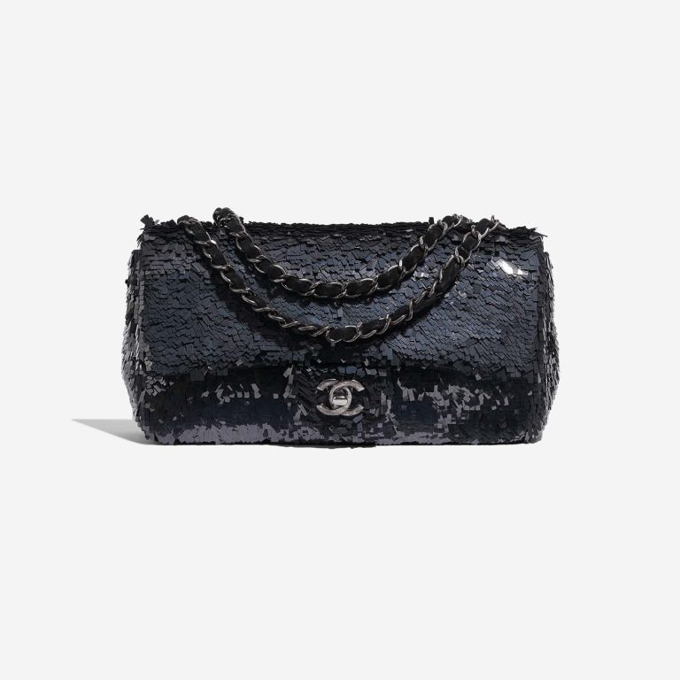 Chanel Timeless Medium DarkBlue Front  | Sell your designer bag on Saclab.com