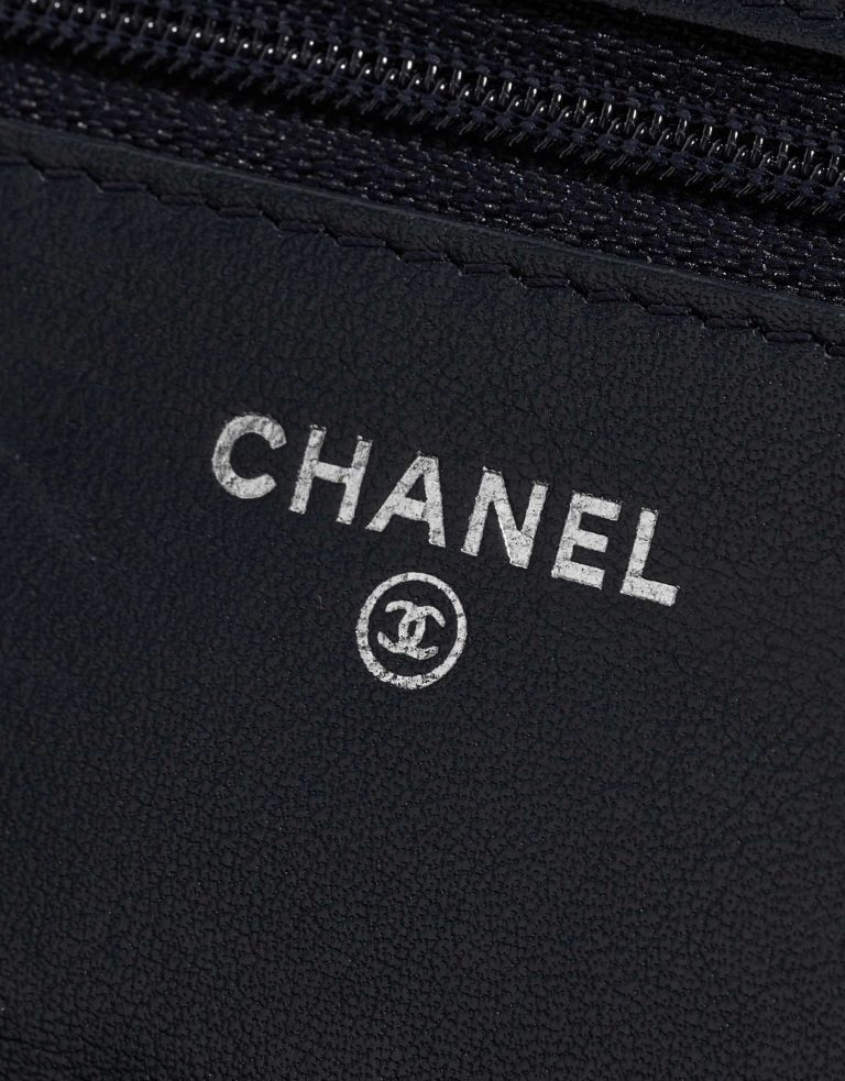 Chanel Timeless WOC DarkBlue Logo  | Sell your designer bag on Saclab.com
