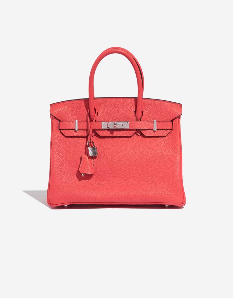 Hermès Birkin 30 RoseJaipur Front  | Sell your designer bag on Saclab.com