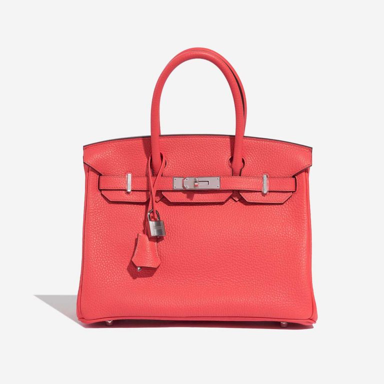 Hermès Birkin 30 RoseJaipur Front  | Sell your designer bag on Saclab.com
