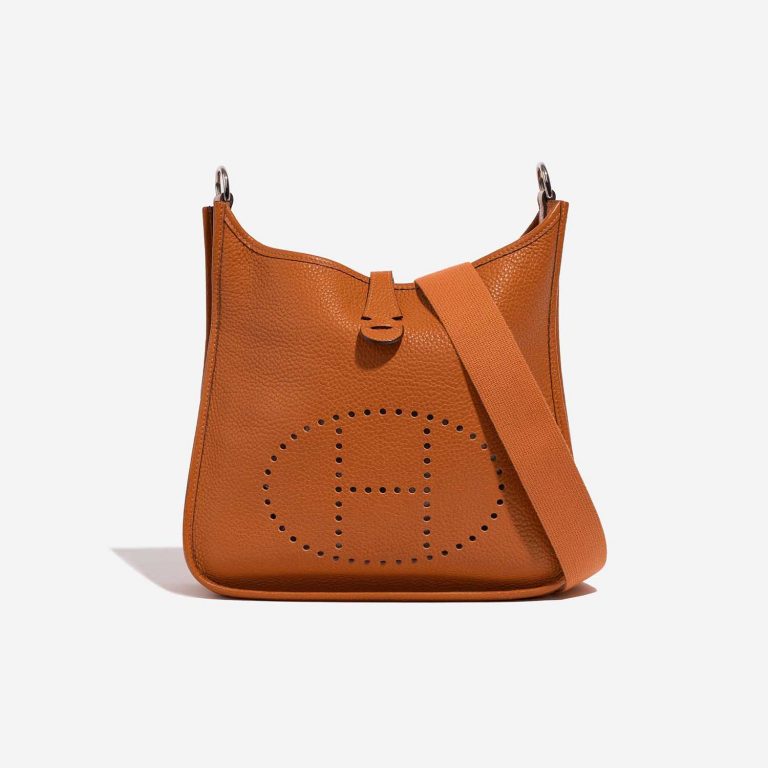 Hermès Evelyne 29 Orange Front  | Sell your designer bag on Saclab.com