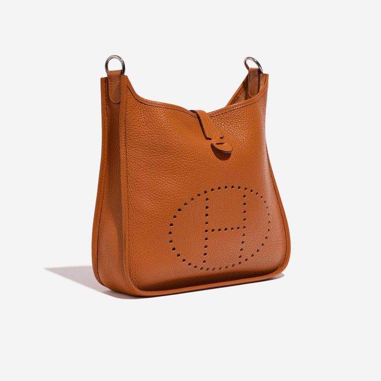 Hermès Evelyne 29 Orange Side Front  | Sell your designer bag on Saclab.com