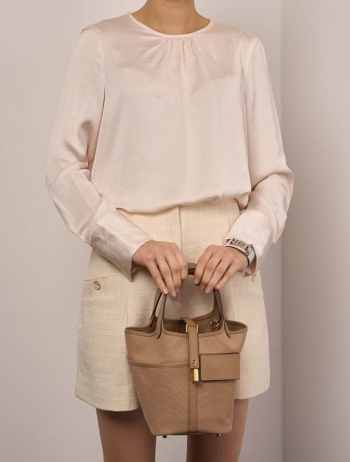 Hermès PicotinCargo 18 ChaiChai Sizes Worn | Sell your designer bag on Saclab.com