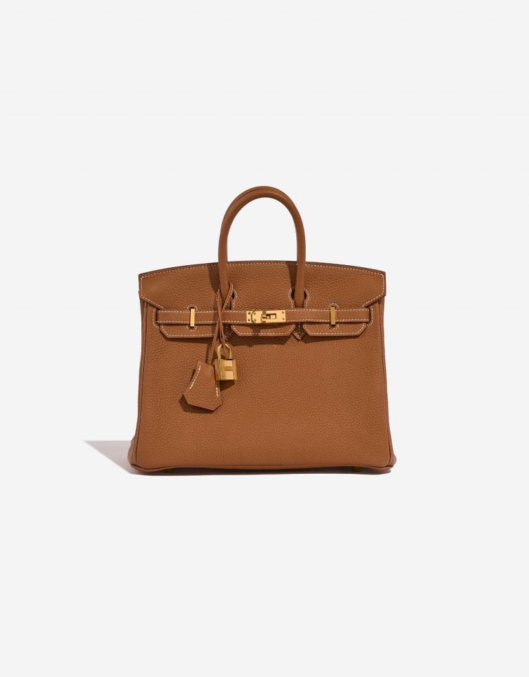 Hermès Birkin 25 Gold Front  | Sell your designer bag on Saclab.com