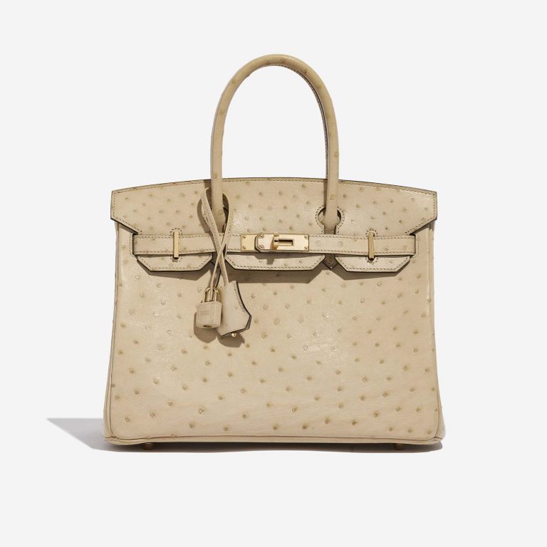 Hermès Birkin 30 Parchemin Front  | Sell your designer bag on Saclab.com