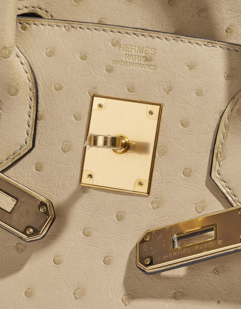 Hermès Birkin 30 Parchemin Logo  | Sell your designer bag on Saclab.com