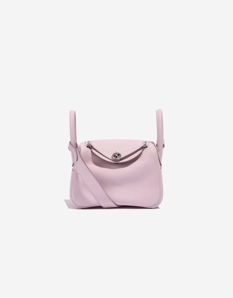 Hermès Lindy 20Mini MauvePale-Gold Front  | Sell your designer bag on Saclab.com