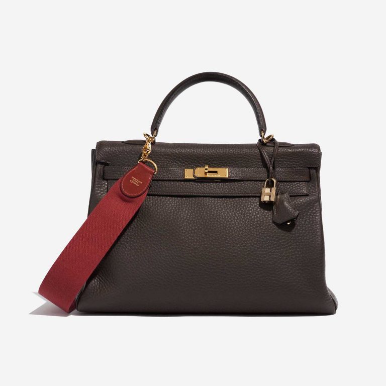 Hermès Kelly 35 Chocolate 1F S | Sell your designer bag on Saclab.com