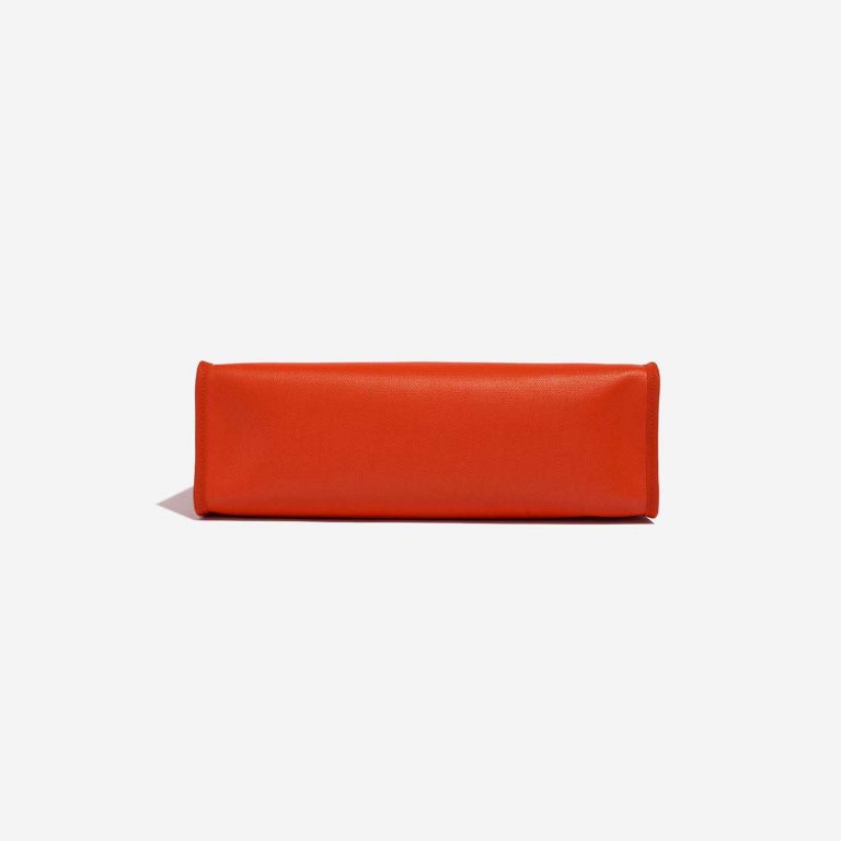 Hermès Herbag 31 OrangeMécano-Fauve-Ecru Bottom  | Sell your designer bag on Saclab.com