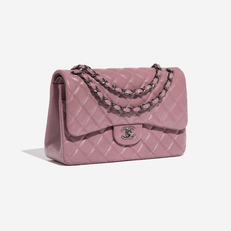 Chanel Timeless Jumbo Lavender Side Front  | Sell your designer bag on Saclab.com