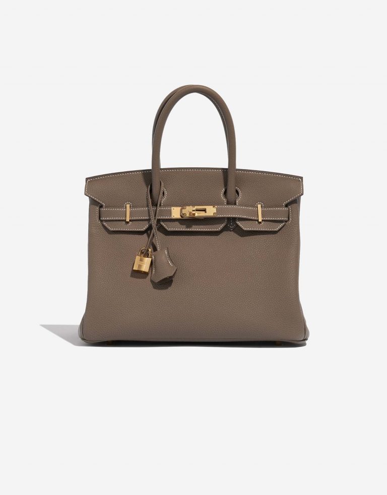 Hermès Birkin 30 Etoupe Front  | Sell your designer bag on Saclab.com