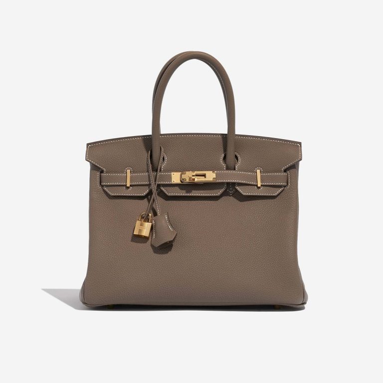 Hermès Birkin 30 Etoupe Front  | Sell your designer bag on Saclab.com