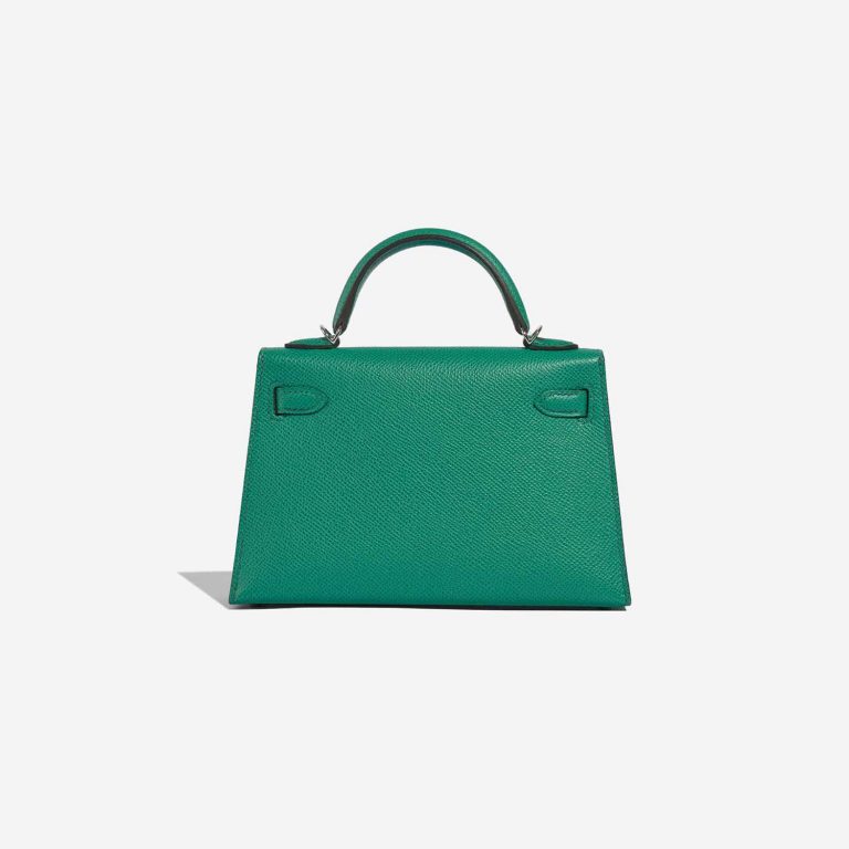 Hermès Kelly Mini VertJade-BlueParadise-BlueSaphire Back  | Sell your designer bag on Saclab.com