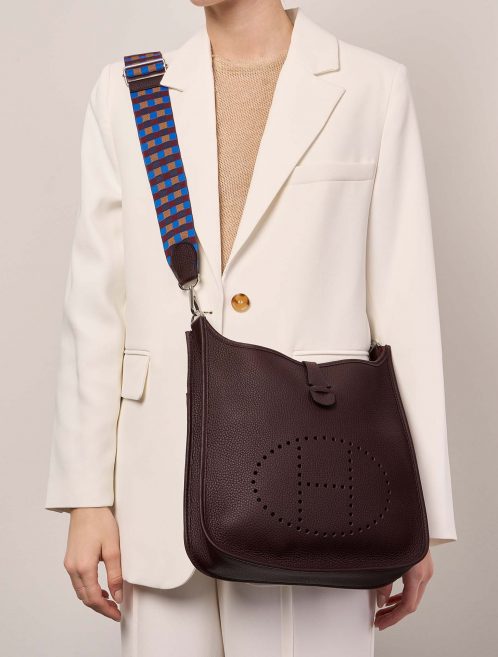 Hermès Evelyne 29 RougeSellier Sizes Worn | Sell your designer bag on Saclab.com
