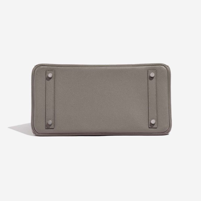 Pre-owned Hermès bag Birkin 30 Epsom Gris Asphalte Brown, Grey Bottom | Sell your designer bag on Saclab.com