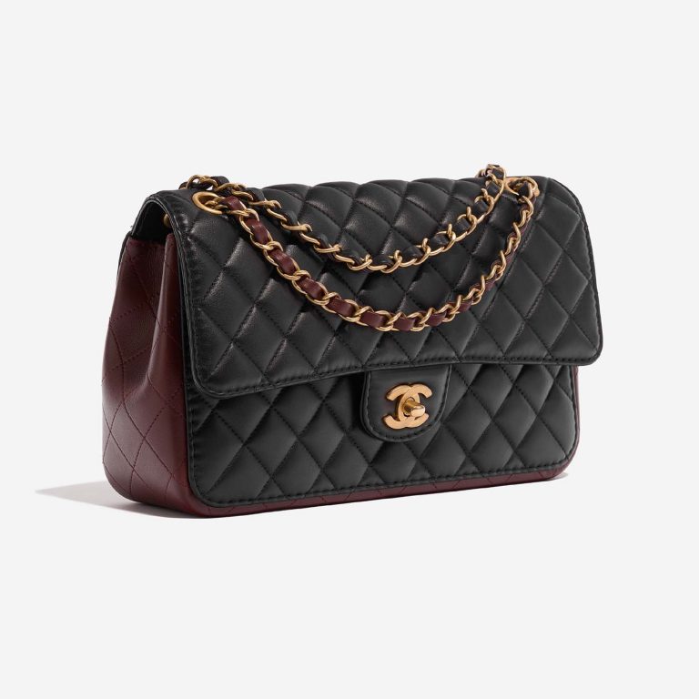 Chanel timeless Medium Black-Brown Side Front  | Sell your designer bag on Saclab.com