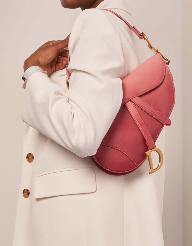 Dior Saddle Medium Pink Sizes Worn | Sell your designer bag on Saclab.com