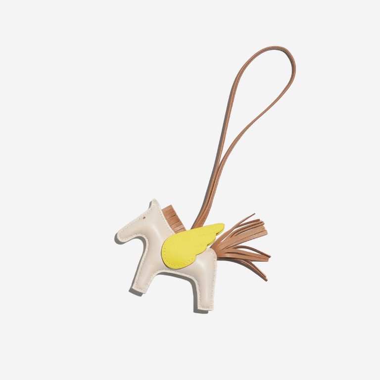 Hermès RodeoPegasus OneSize Craie-Chai-Lime Front  | Sell your designer bag on Saclab.com