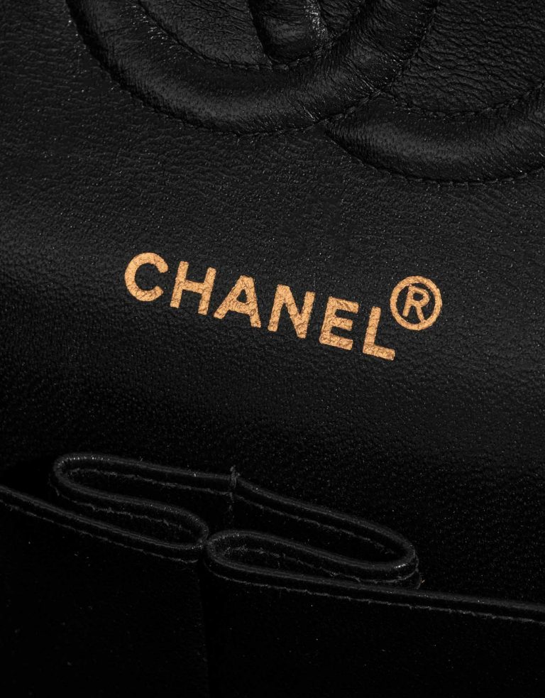 Chanel Timeless Medium Black Logo  | Sell your designer bag on Saclab.com