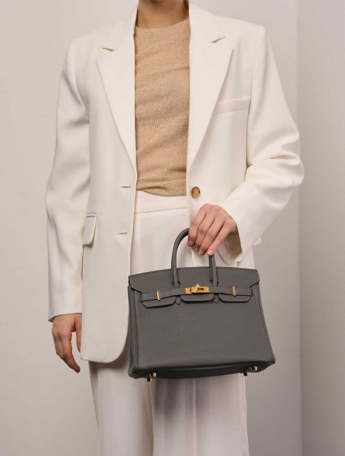 Hermès Birkin 25 GrisMeyer 1M | Sell your designer bag on Saclab.com