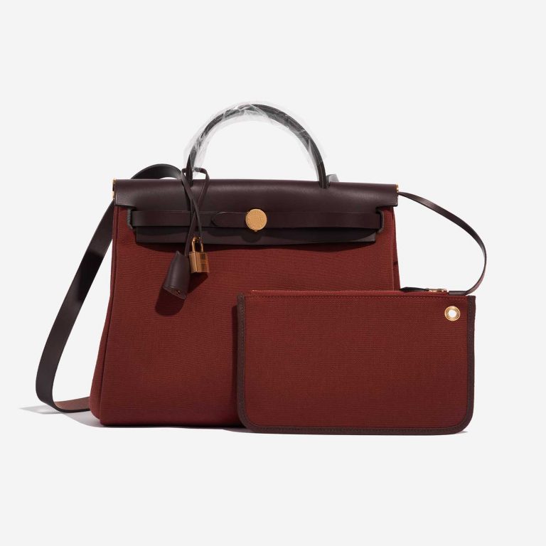 Hermès Herbag 31 RougeH-Ebene Front  | Sell your designer bag on Saclab.com