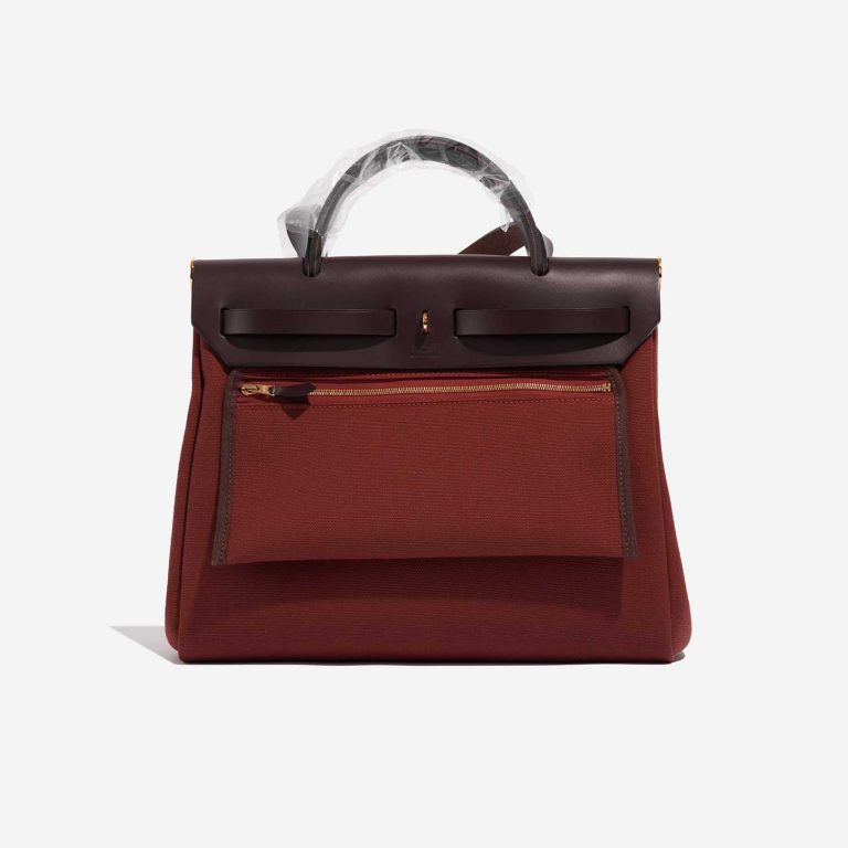 Hermès Herbag 31 RougeH-Ebene Back  | Sell your designer bag on Saclab.com