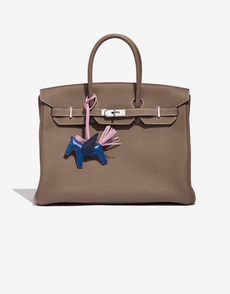 Hermès RodeoPegasus PM BluedeFrance-MauveSylvestre-BlueSaphir Closing System  | Sell your designer bag on Saclab.com
