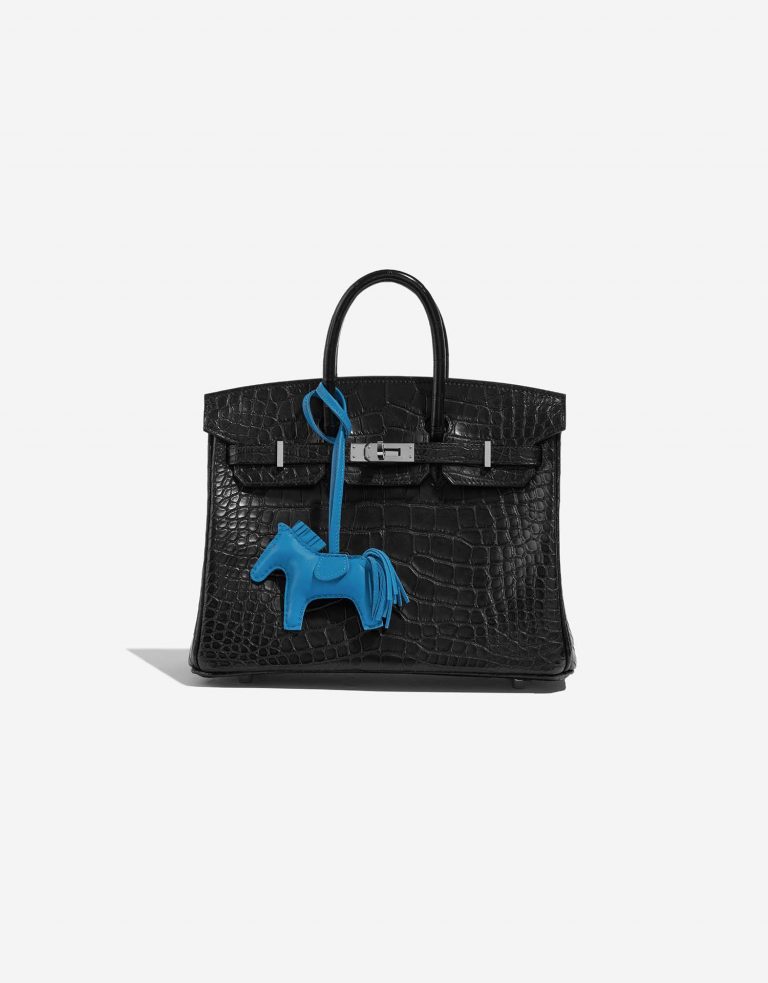 Hermès Rodeo PM BlueZanzibar Closing System  | Sell your designer bag on Saclab.com