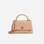 Chanel TimelessHandle Medium Beige 0F | Sell your designer bag on Saclab.com