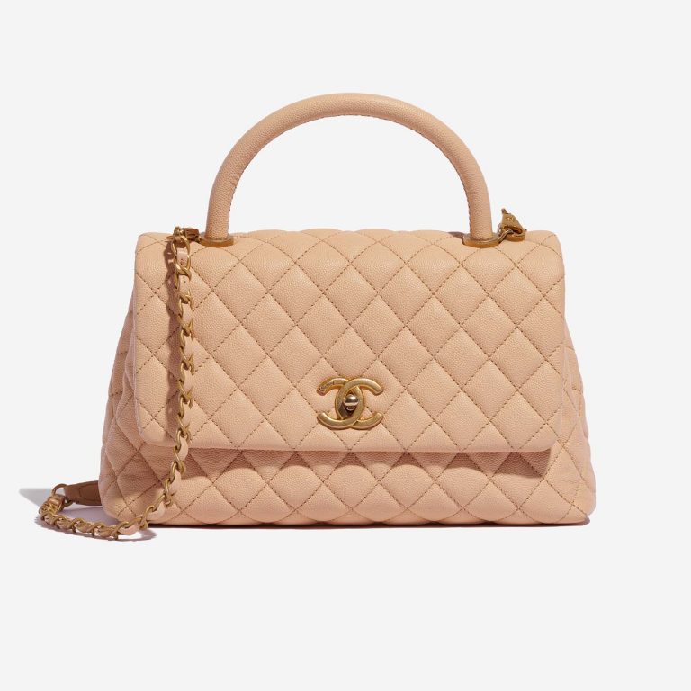 Chanel TimelessHandle Medium Beige 2F S | Sell your designer bag on Saclab.com