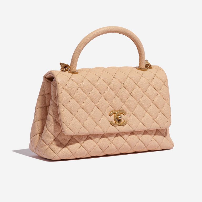 Chanel TimelessHandle Medium Beige 6SF S | Sell your designer bag on Saclab.com
