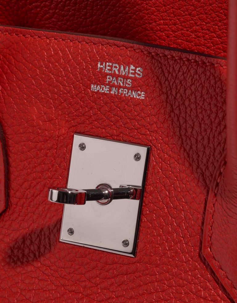 Hermès Birkin 35 RougeTomate Logo  | Sell your designer bag on Saclab.com