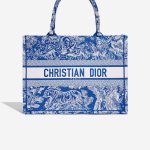 Dior BookTote Large Blue-White Front  | Sell your designer bag on Saclab.com
