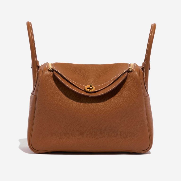 Hermès Lindy 30 Gold Front  | Sell your designer bag on Saclab.com