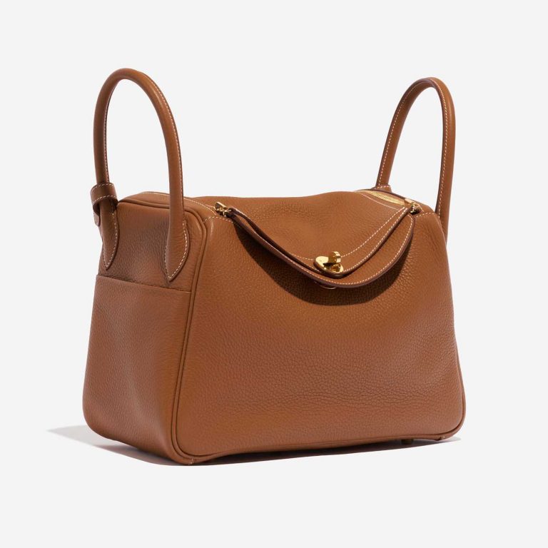 Hermès Lindy 30 Gold Side Front  | Sell your designer bag on Saclab.com