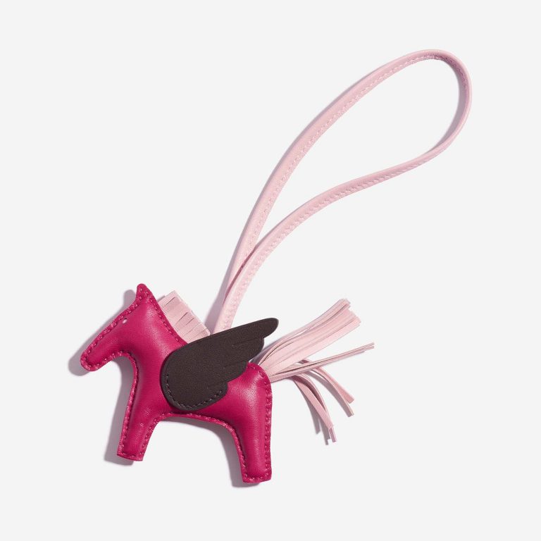Hermès RodeoPegasus PM RoseSakuraFramboiseChocolate Front  | Sell your designer bag on Saclab.com