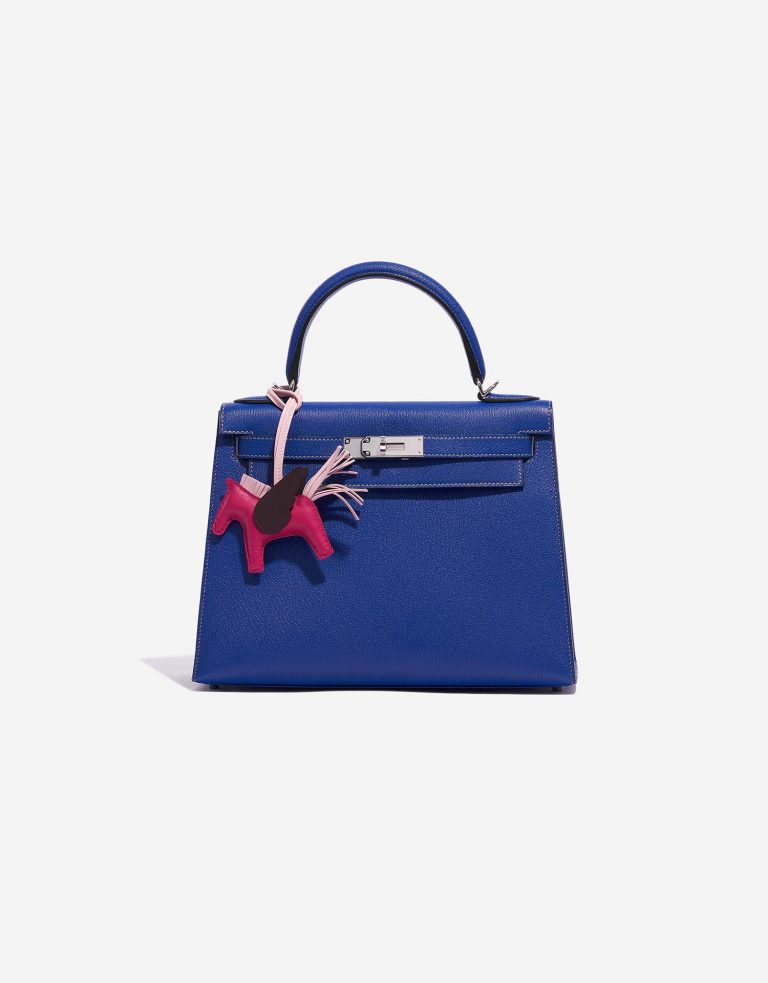 Hermès RodeoPegasus PM RoseSakuraFramboiseChocolate Closing System  | Sell your designer bag on Saclab.com
