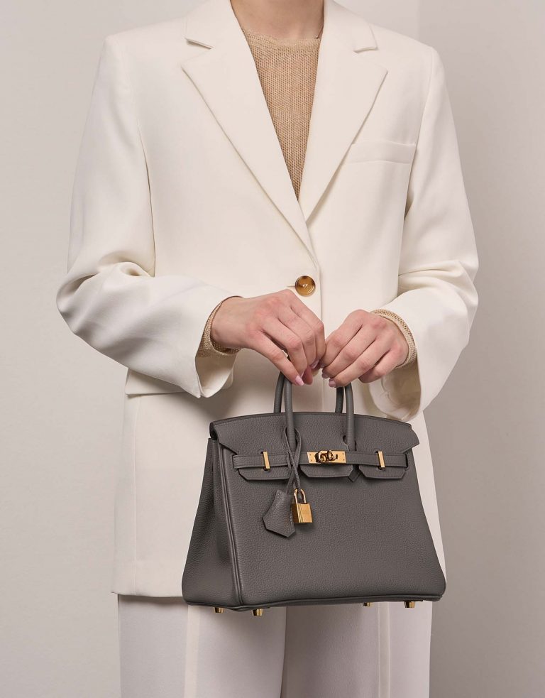 Hermès Birkin 25 GrisEtain 0F | Sell your designer bag on Saclab.com