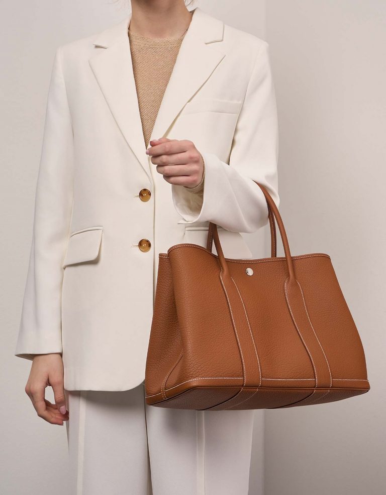 Hermès GardenParty 36 Gold Sizes Worn | Sell your designer bag on Saclab.com