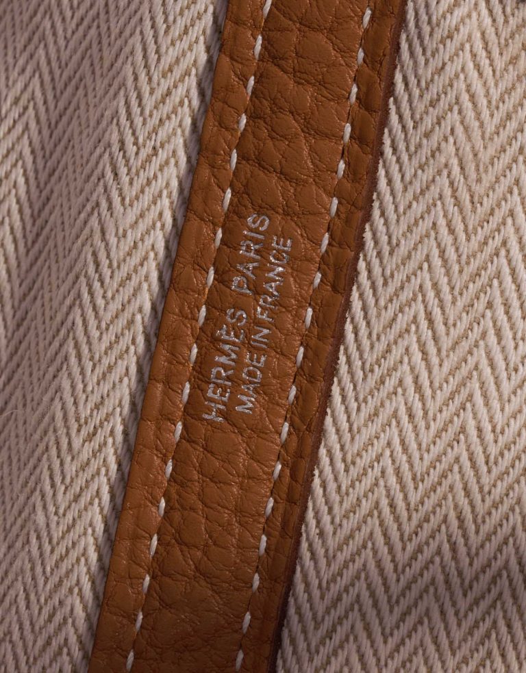 Hermès GardenParty 36 Gold Logo  | Sell your designer bag on Saclab.com